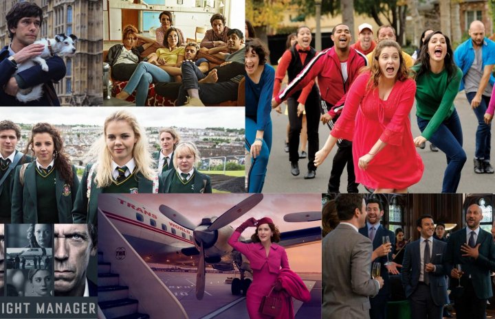 merged images of shows like Fleabag