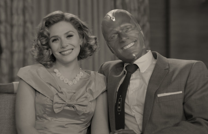 couple sitting on a sofe