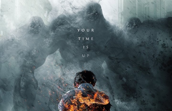 Something is burning infront of some smoky creatures