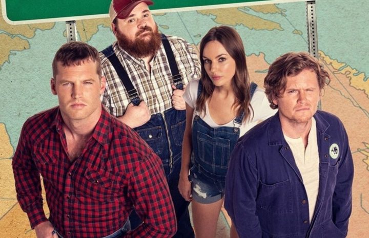 4 people standing boldly