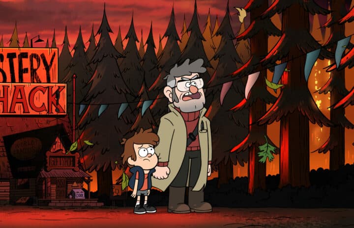 Gravity Falls Ending explained - The poster of Gravity Falls