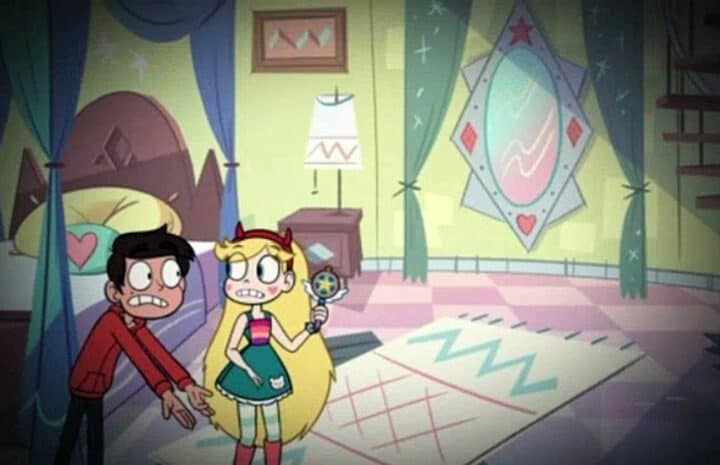 Star Vs. The Forces Of Evil Season 5 - star is talking to someone in her room